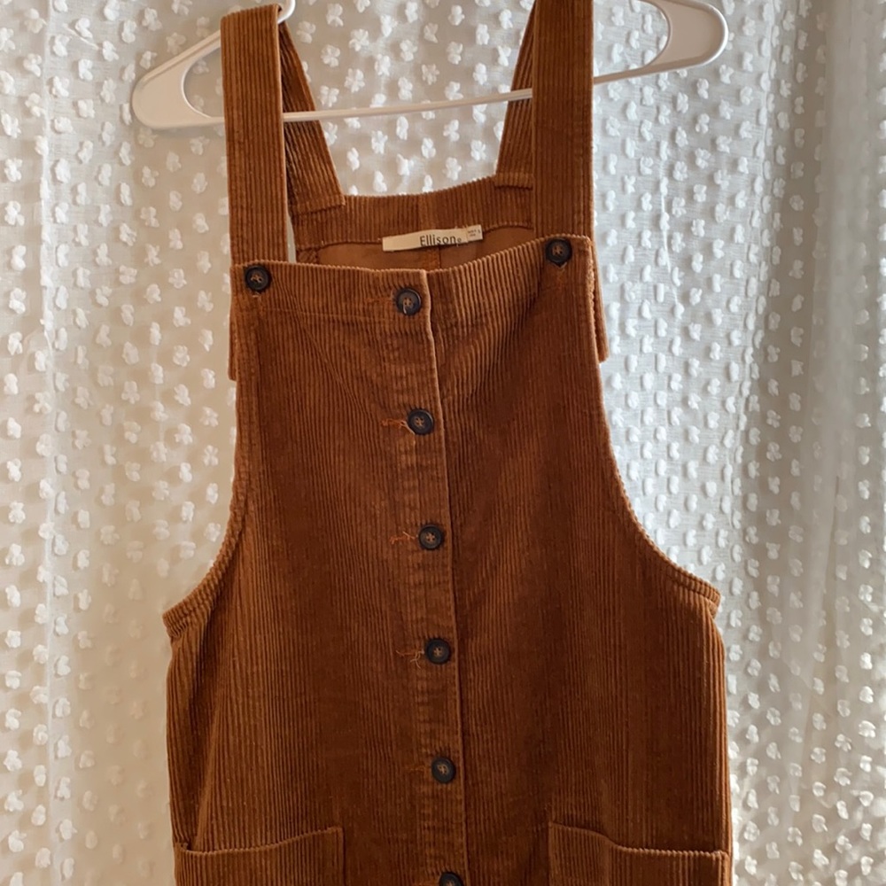 corduroy tan/mustard mini dress